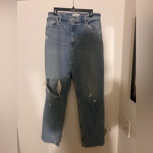 Abercrombie & Fitch The 90s Straight Ultra High Rise